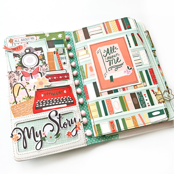 Mint Scallop Traveler's Notebook