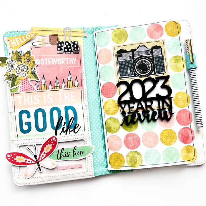Mint Scallop Traveler's Notebook