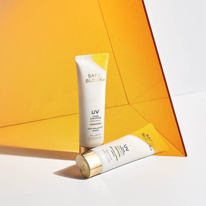 Missha Safe Block Rx (SPF50+) Cover Tone Foundation Free - 50ml Missha