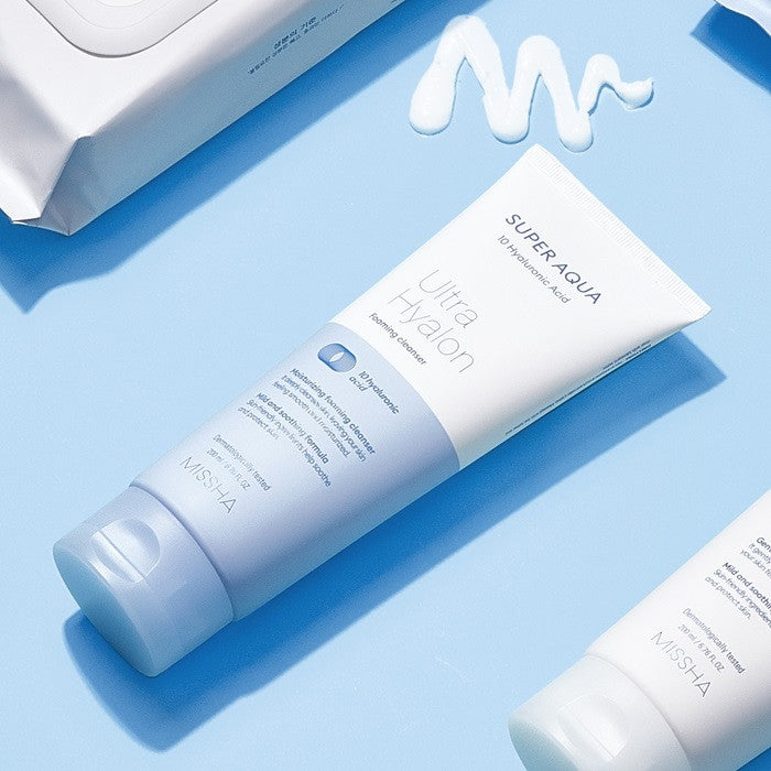 Missha Super Aqua Ultra Hyalron Foaming Cleanser - 200ml Missha