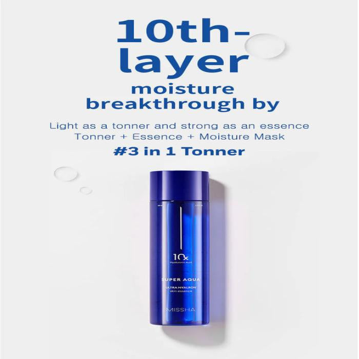 Missha Super Aqua Ultra Hyalron Skin Essence - 200ml Missha