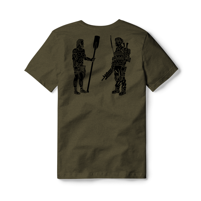 Modern and Ancient Greek Warrior Tee