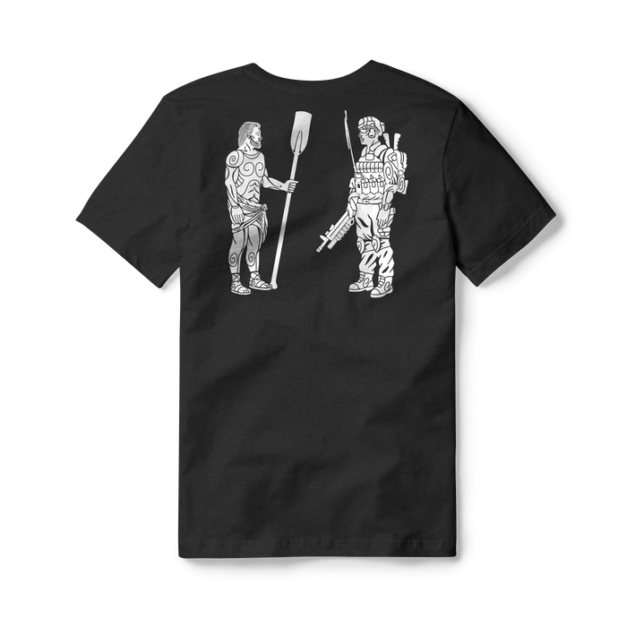 Modern and Ancient Greek Warrior Tee
