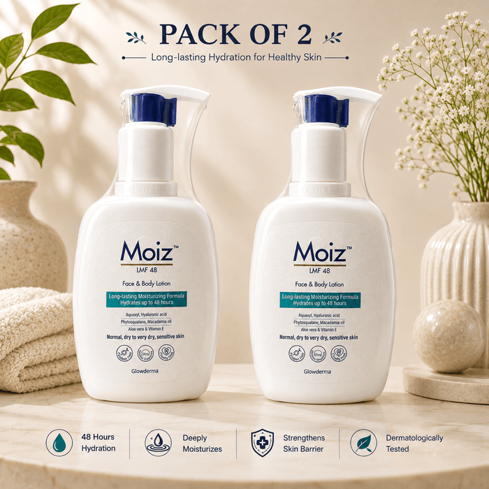 Moiz LMF 48 Face & Body Lotion 200ml - Cosmosentials
