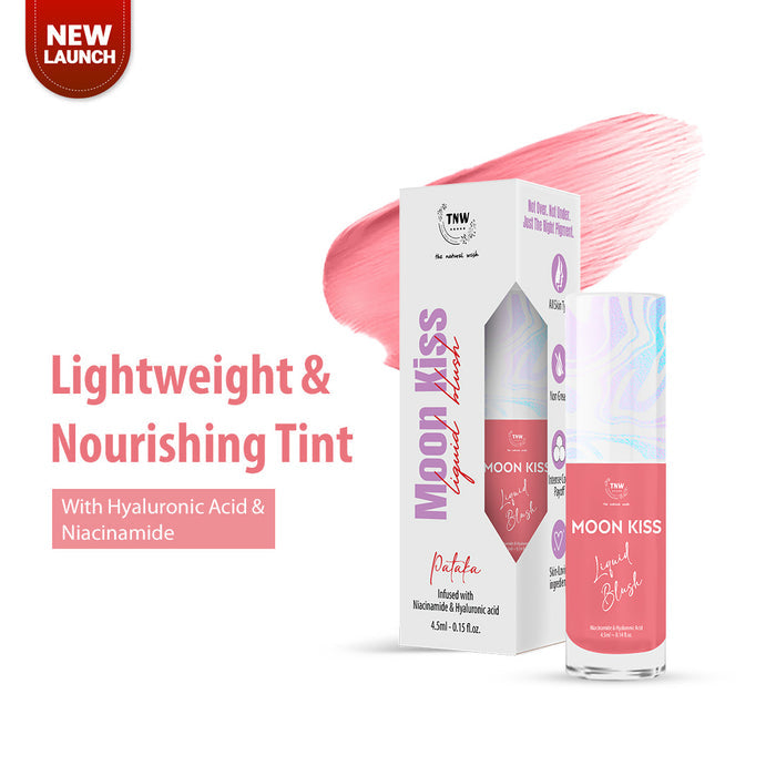 Moon Kiss lip tint packaging with a pink applicator on a white background