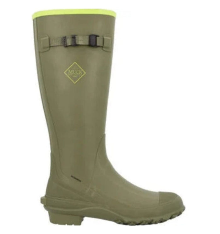Muck Boot Men's Harvester 18" Waterproof Tall Rubber Boot Rubber Boots Muck Boot Capulet Olive 10 M