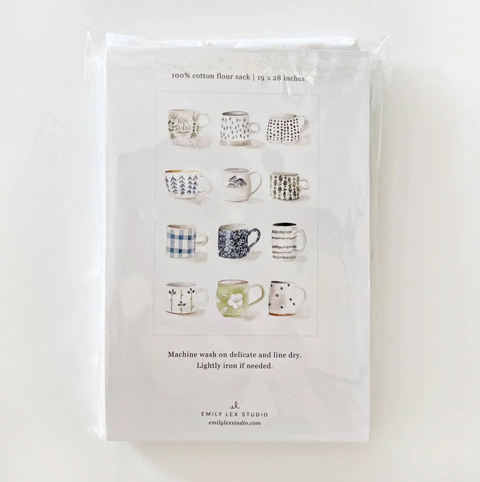 Mugs Tea Towel