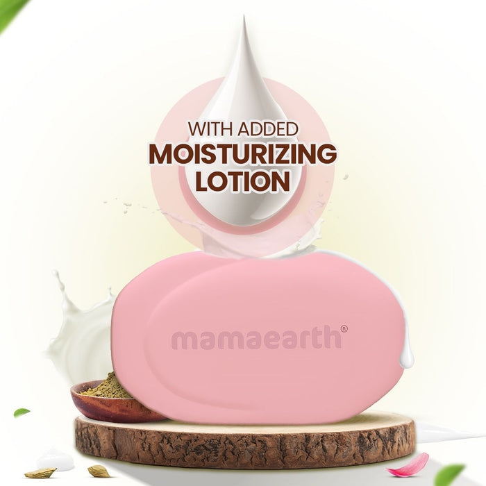 Multani Mitti Moisturizing Lotion Soap (Value Pack of 4) - 125 g X 4