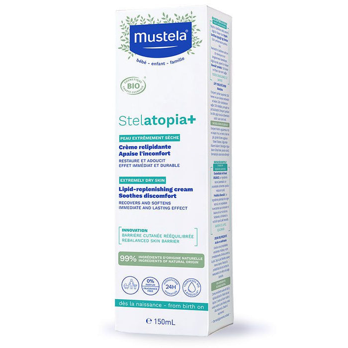 Mustela Bio-Stelatopia+Lipid Replenising Cream, 150ml - Makkah Pharmacy