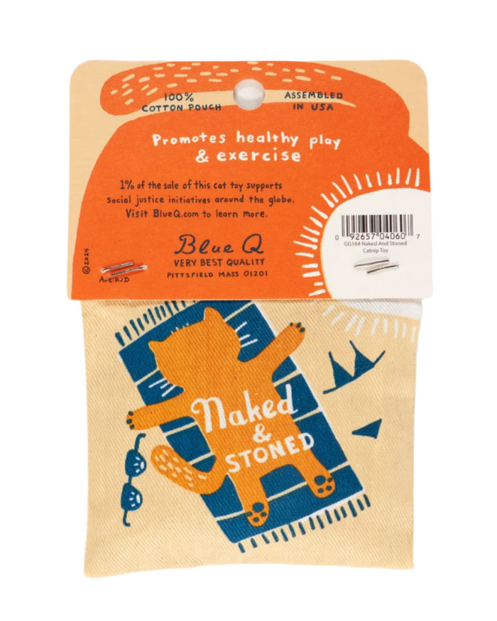 Naked & Stoned Cat Nip Toy by Blue Q sold by Le Monkey House