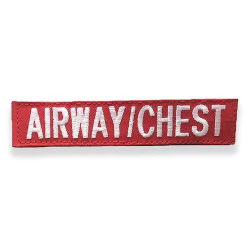 AIRWAY/CHEST - White on Red