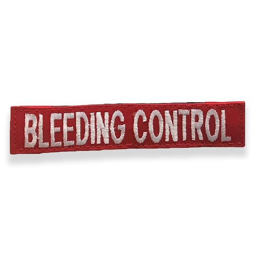BLEEDING CONTROL - White on Red