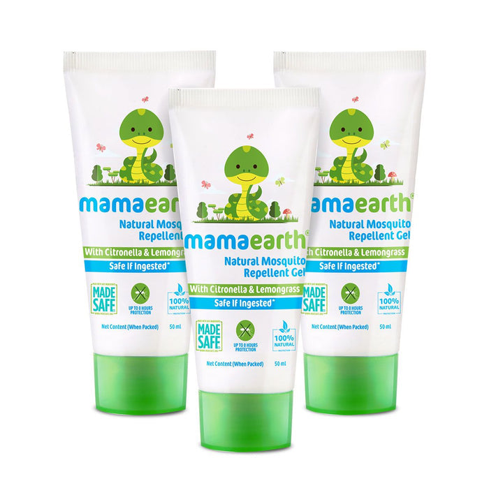 Natural Mosquito Repellent Gel -  50 ml (Pack of 3)