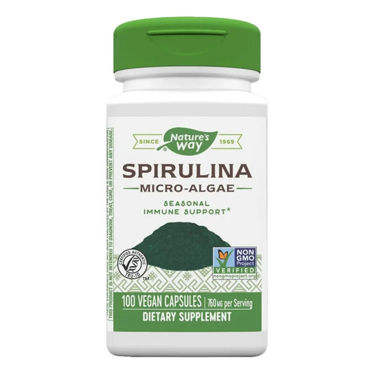 Nature's Way, Spirulina Micro-Algae, 100 Vegan Capsules Naturals way