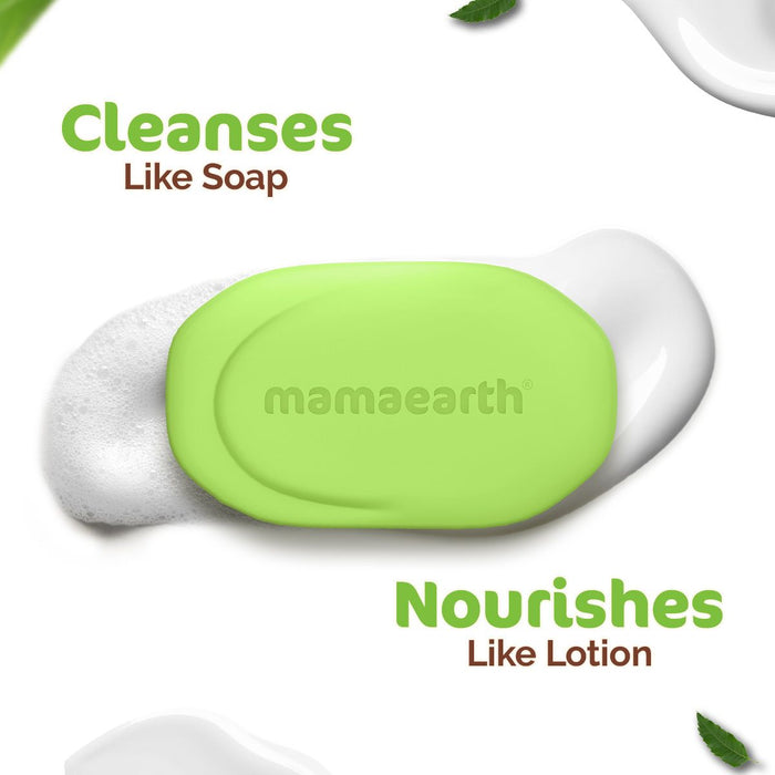 Neem Moisturizing Lotion Soap with Neem & Tea Tree for Skin Purification - (Pack Of 4) - 125 g X 4