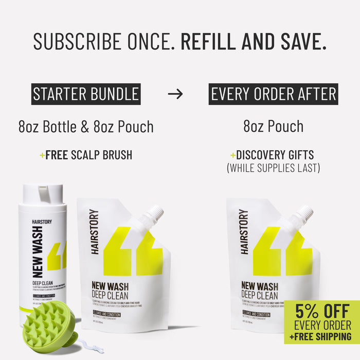 New Wash Deep Clean Refill Set 8oz