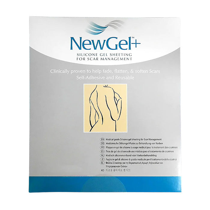 NewGel+ 24" x 2" Abdomen/Extremity Silicone Strip, Clear NG-364, Pack of 1's 12.7 X 15.2CM Clear Sheet NewGel+