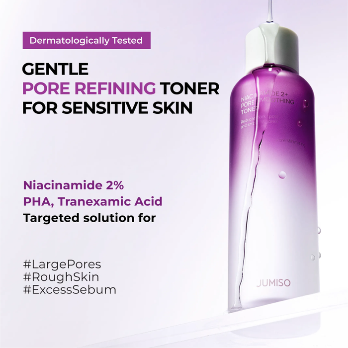 Jumiso Niacinamide 2+ Pore Smoothing Toner Nudie Glow Australia