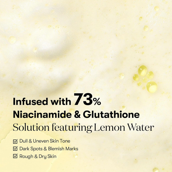 VT Cosmetics Niacinamide Glutathione Yellow Micro Bubble Serum Nudie Glow Australia