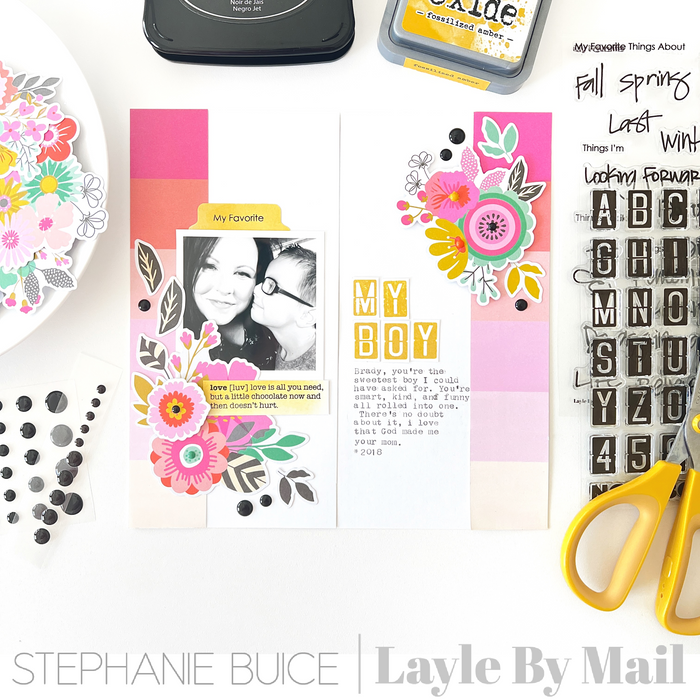 Now Boarding Alpha 4x6 Stamp Set
