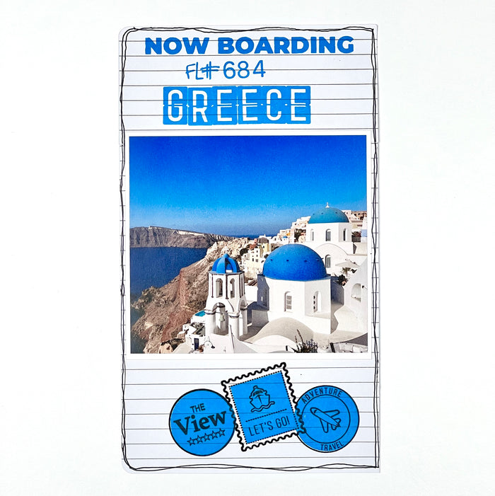 Now Boarding Alpha 4x6 Stamp Set