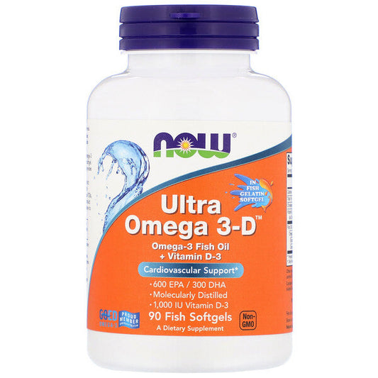 Now Ultra Omega 3 Fish Oil 90S