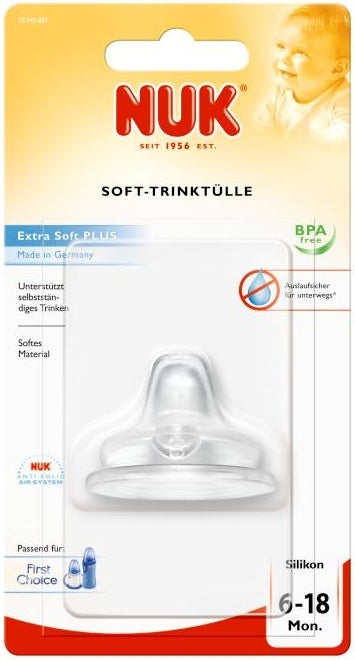 NUK SNK505 10750408 SOFT SPOUT TEAT (L) BOTTLE - Makkah Pharmacy