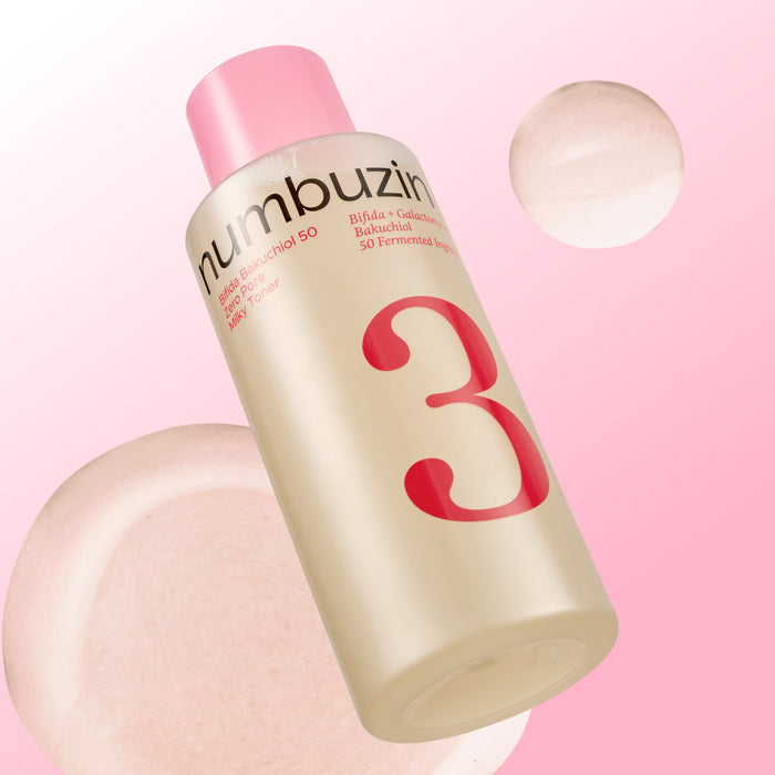 Numbuzin Bifida Bakuchiol 50 Zero Pore Milky Toner 200ml
