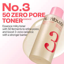 Numbuzin Bifida Bakuchiol 50 Zero Pore Milky Toner 200ml