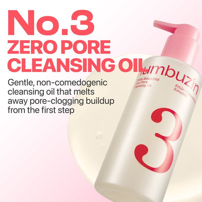 Numbuzin Bifida Bakuchiol Zero Pore Cleansing Oil 200ml