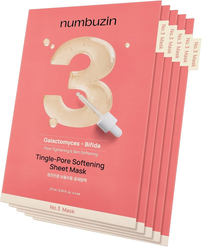 Numbuzin No.3 Tingle-Pore Softening Sheet Mask 5