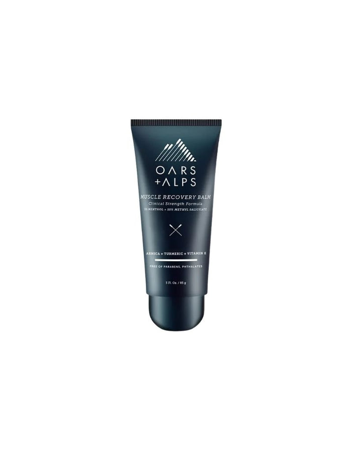 Oars + Alps Muscle Recovery Balm tube for personal care and muscle relief
