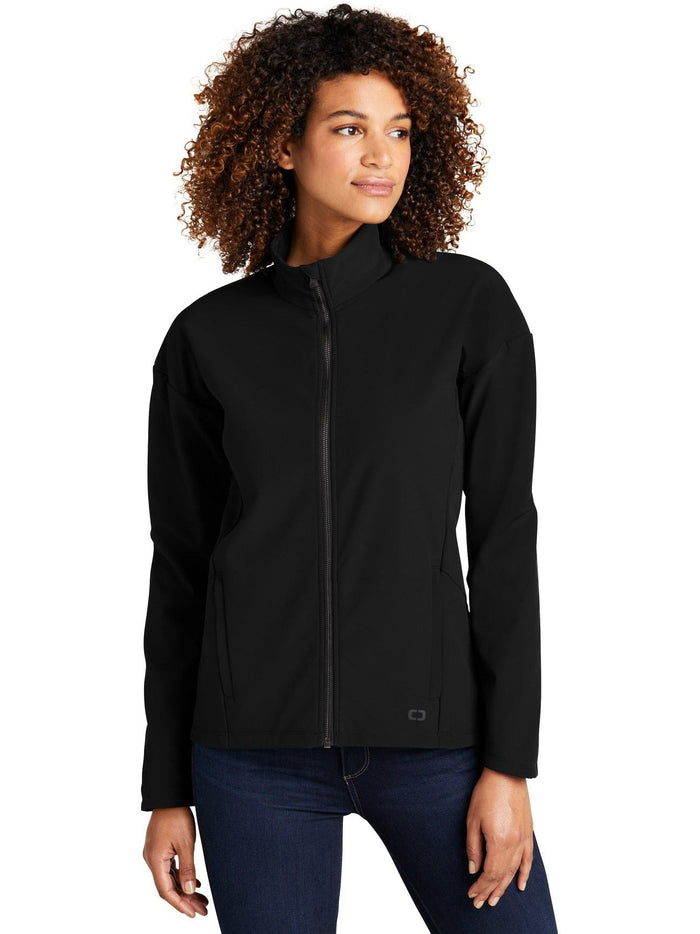 no-logo OGIO Ladies Commuter Full-Zip Soft Shell-Regular-OGIO-Thread Logic