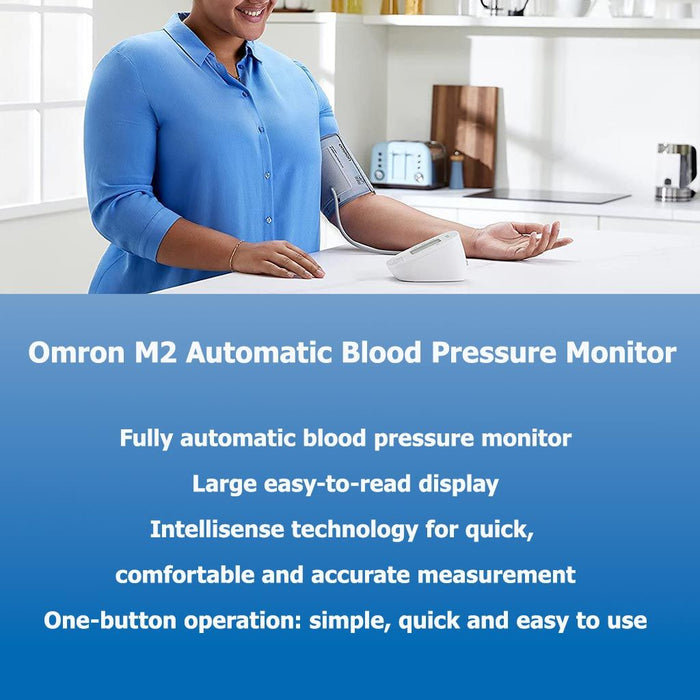 Omron M2 Automatic Digital Blood Pressure Meter, 1 Pack - Makkah Pharmacy