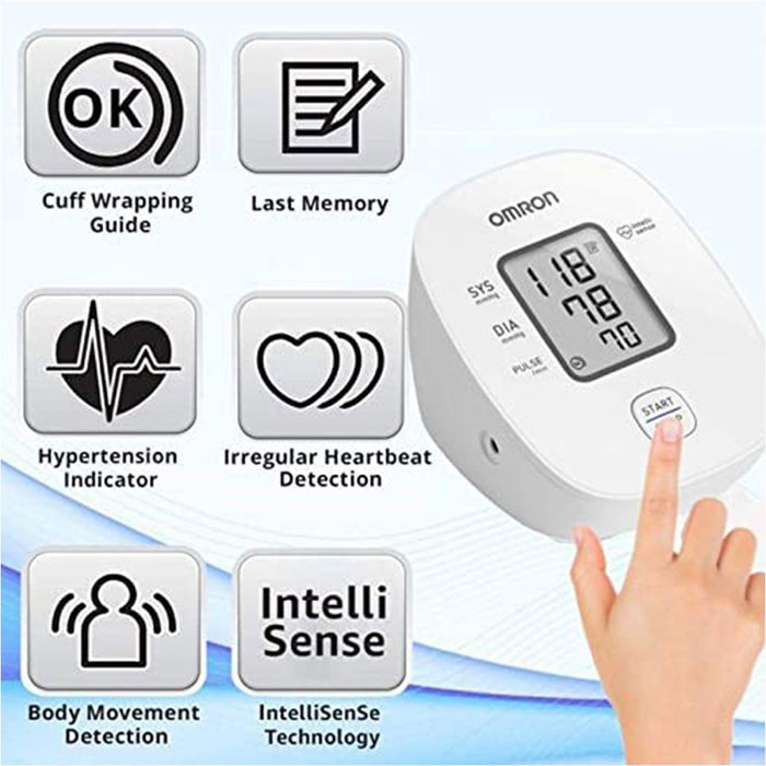 Omron M2 Automatic Digital Blood Pressure Meter, 1 Pack - Makkah Pharmacy