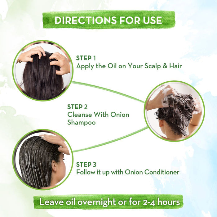 Onion Healthy Hair Kit - 250 ml + 650 ml + 400 ml