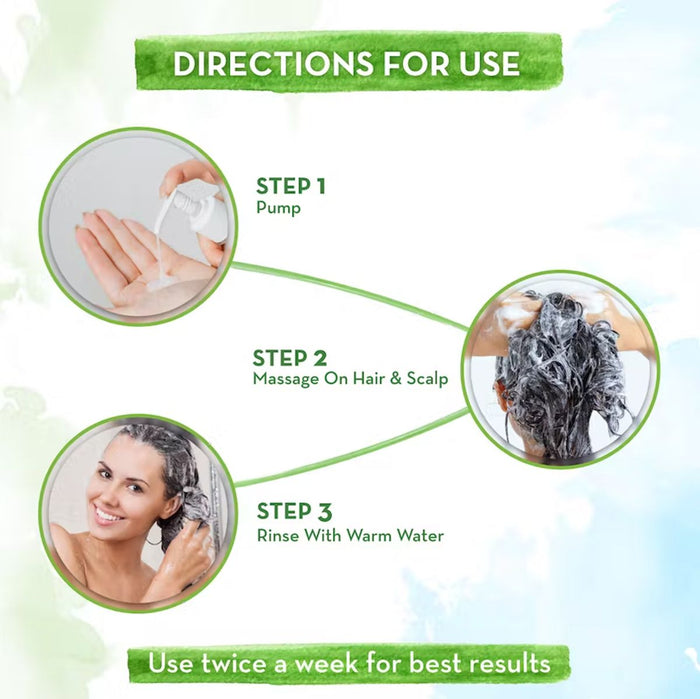 Mamaearth onion shampoo steps for best results
