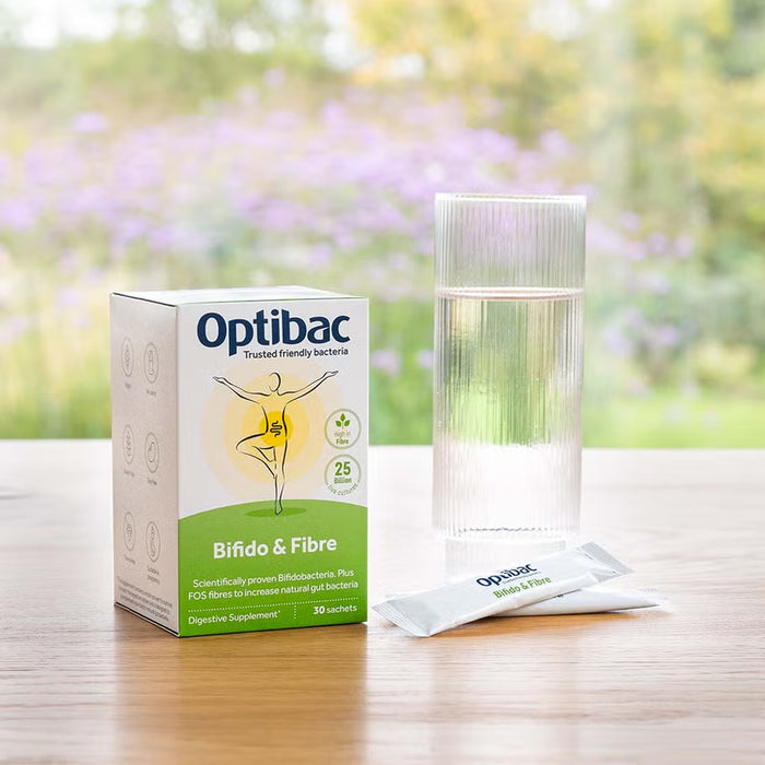 Optibac Bifido And Fibre Probiotics Sachets, Pack of 30's Optibac