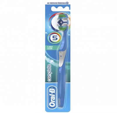 Oral-B Complete 5 Way Clean Medium Manual Toothbrush - 30047