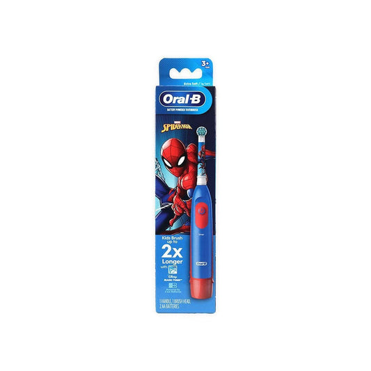 Oral-B Spider-Man Battery Powered Extra Soft Toothbrush (3+ Years), 1 Pack - Makkah Pharmacy
