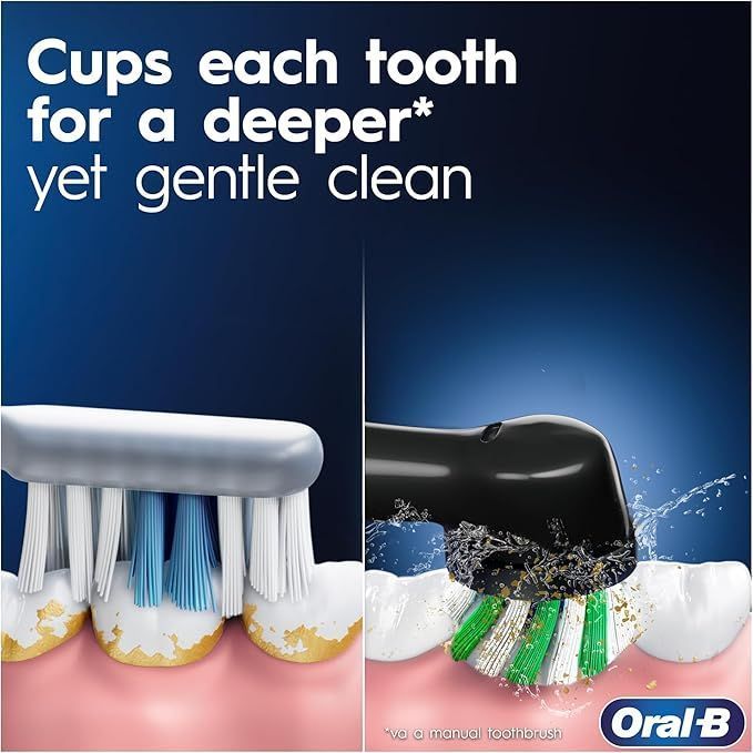 Oral-B Vitality 300 Protect X Clean Rechargeable Electric Toothbrush - Black, 1 Pack - Makkah Pharmacy