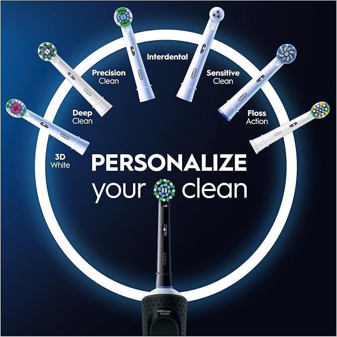 Oral-B Vitality 300 Protect X Clean Rechargeable Electric Toothbrush - Black, 1 Pack - Makkah Pharmacy