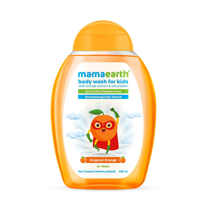 Original Orange Body Wash For Kids with Orange and Oat Protein - 300 ml