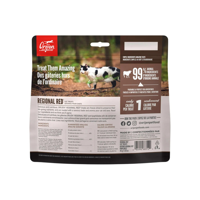 Orijen 1.25oz Cat Regional Red  Freeze-dried