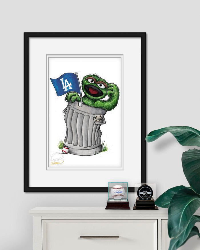 Oscar Rep Your Colours x MLB Dodgers Limited Edition Art Print