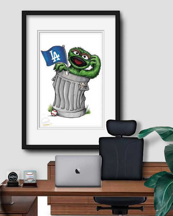 Oscar Rep Your Colours x MLB Dodgers Limited Edition Art Print