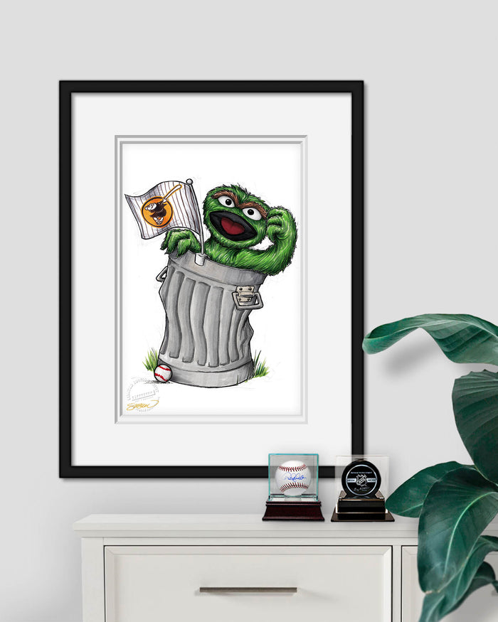 Oscar Rep Your Colours x MLB Padres Limited Edition Art Print