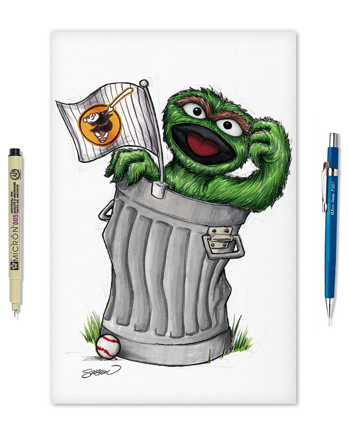 Oscar Rep Your Colours x MLB Padres Limited Edition Art Print