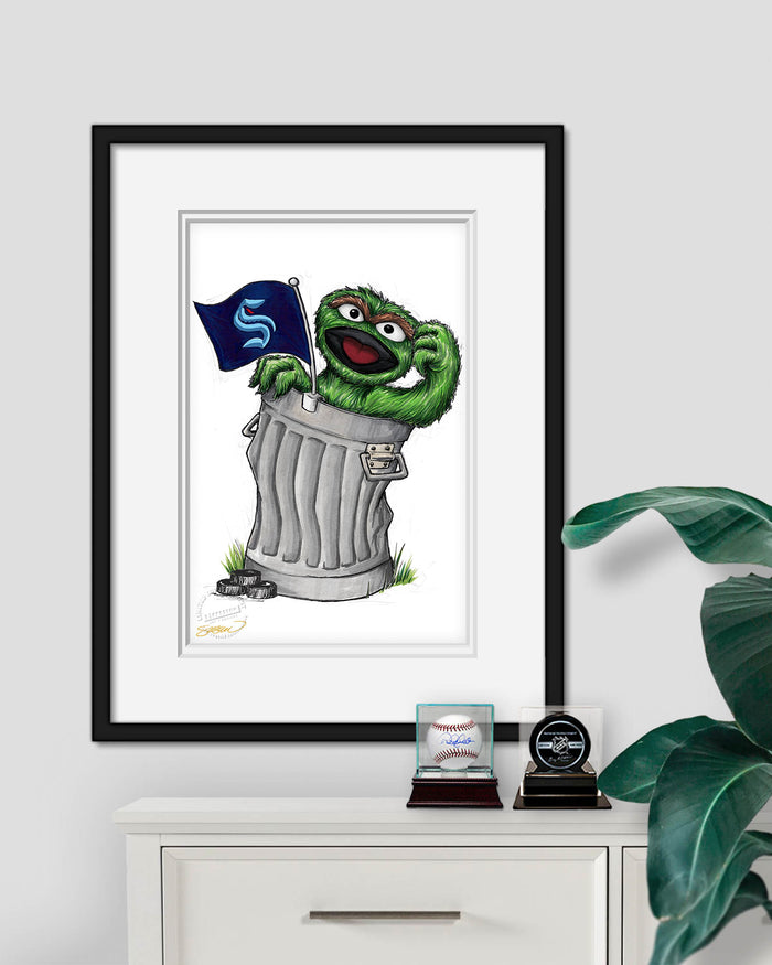 Oscar Rep Your Colours x NHL Kraken Limited Edition Art Print