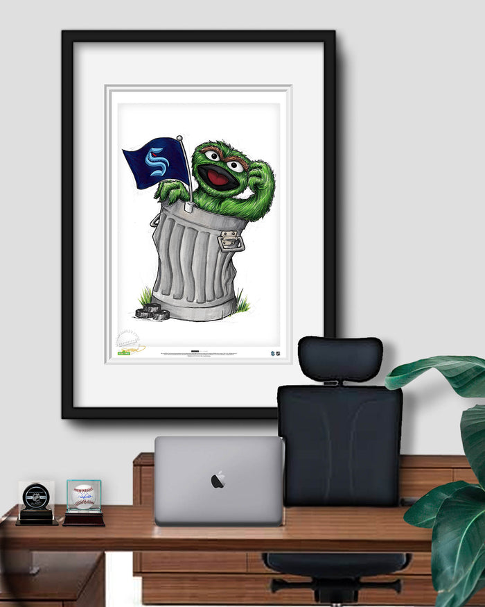 Oscar Rep Your Colours x NHL Kraken Limited Edition Art Print
